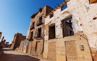 The historic town of Belchite, and the battle that destroyed it